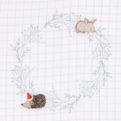 motif lange noël