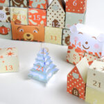 calendrier de l'avent cube sapin