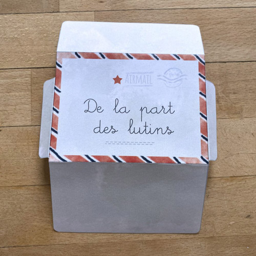 étape 19 enveloppe calendrier de l'avent