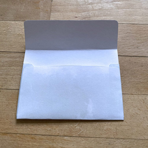 étape 20 enveloppe diy