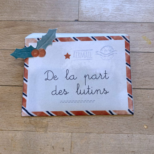diy enveloppe noel