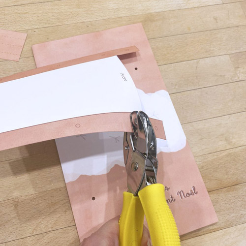 étape 4 diy calendrier de l'avent