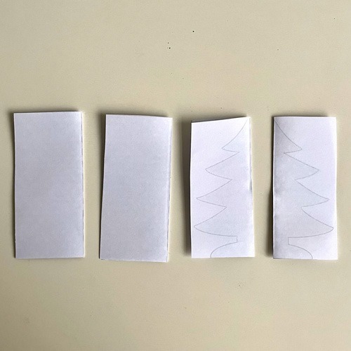 village de noel à découper