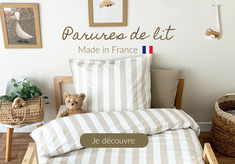 nouvelle collection linge bébé et enfant made in France
