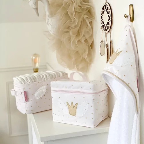 ensemble de bain bebe fille rose étoile princesse swan coton bio